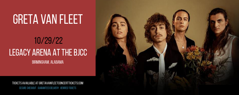 Greta Van Fleet at Greta Van Fleet Concert Tickets