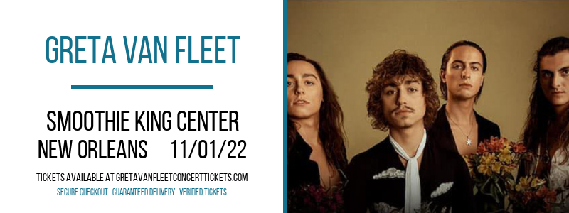 Greta Van Fleet at Greta Van Fleet Concert Tickets