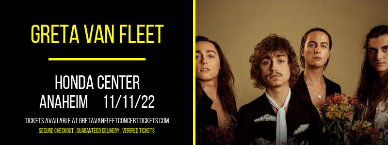 Greta Van Fleet at Greta Van Fleet Concert Tickets