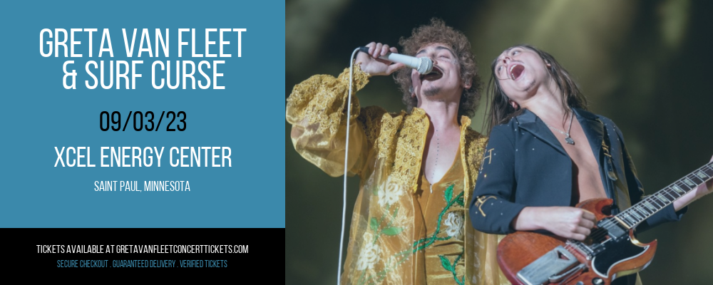 Greta Van Fleet & Surf Curse at Greta Van Fleet Concert Tickets