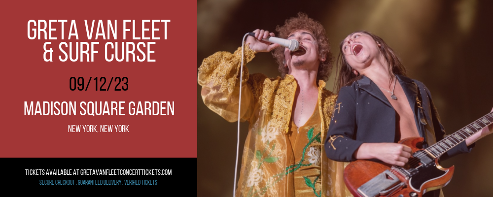 Greta Van Fleet & Surf Curse at Greta Van Fleet Concert Tickets